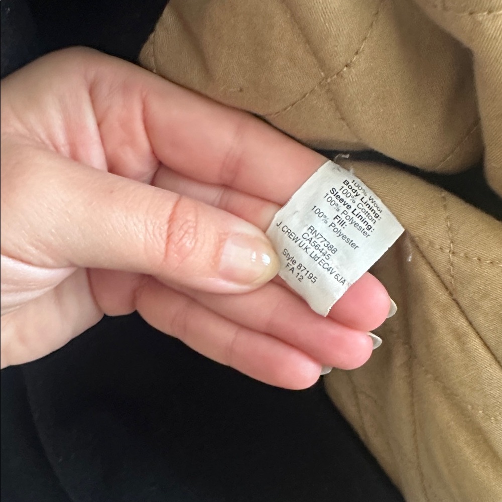 J. Crew Baywaters Peacoat Men’s size Large - Picture 7 of 8